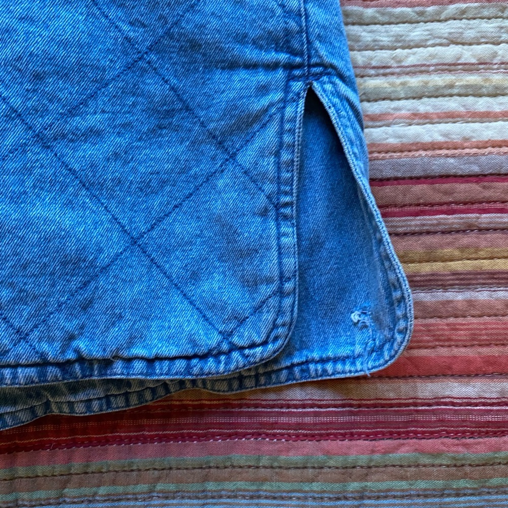 VTG Denim Vest, women’s small - Picture 6 of 7